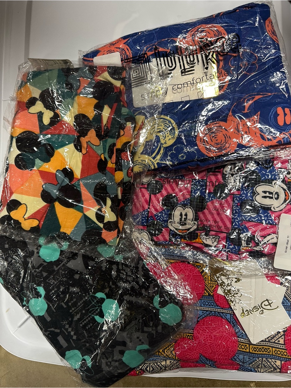 LuLaRoe Kids Leggings - Blue, Pink, Teal, Orange, Black